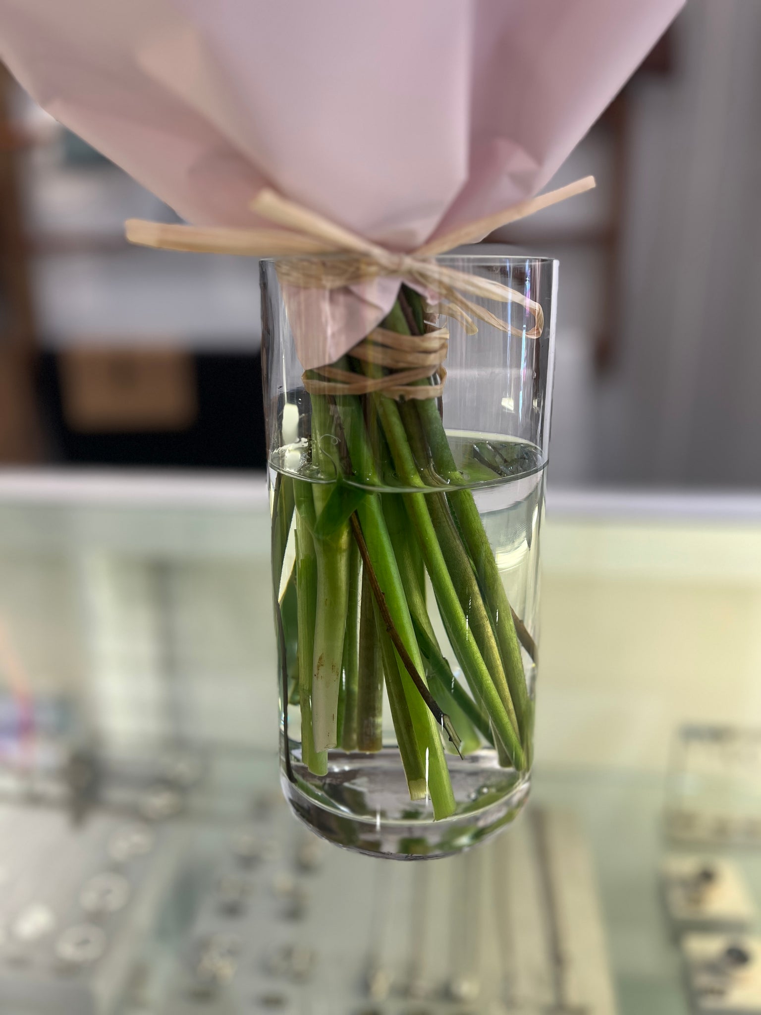 Glass Cylinder Vase 10 x 20cm