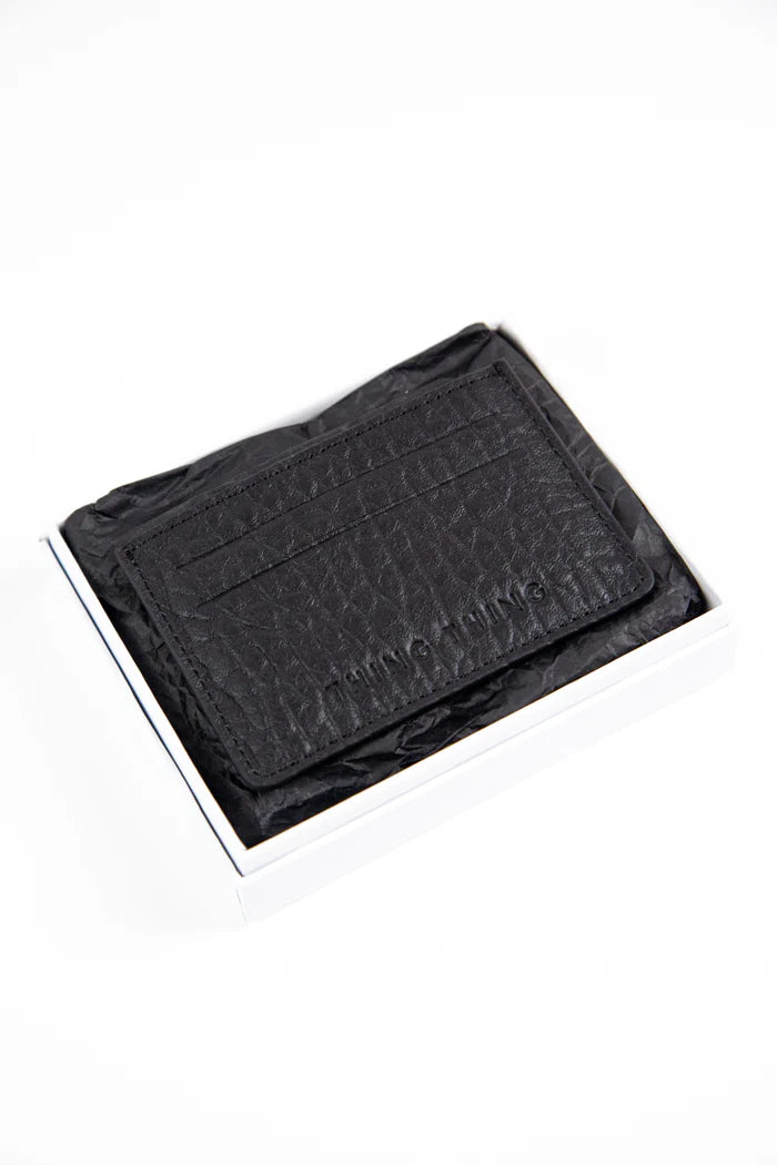 Thing Thing Card Holder - Black Bubble