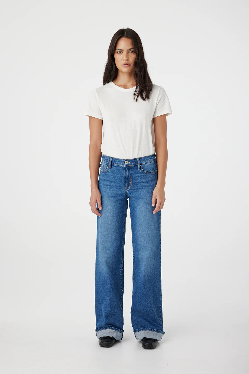 Outland Denim Mia Mia Cuffed Belted Jean - Liberty