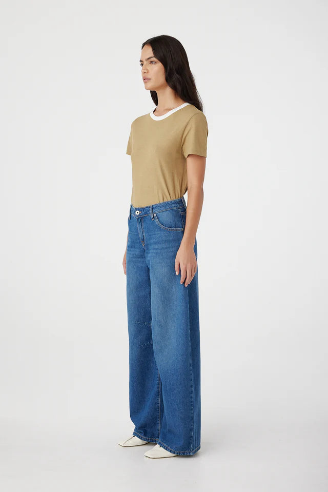 Outland Denim Melrose Mid Baggy Jean - Latitude