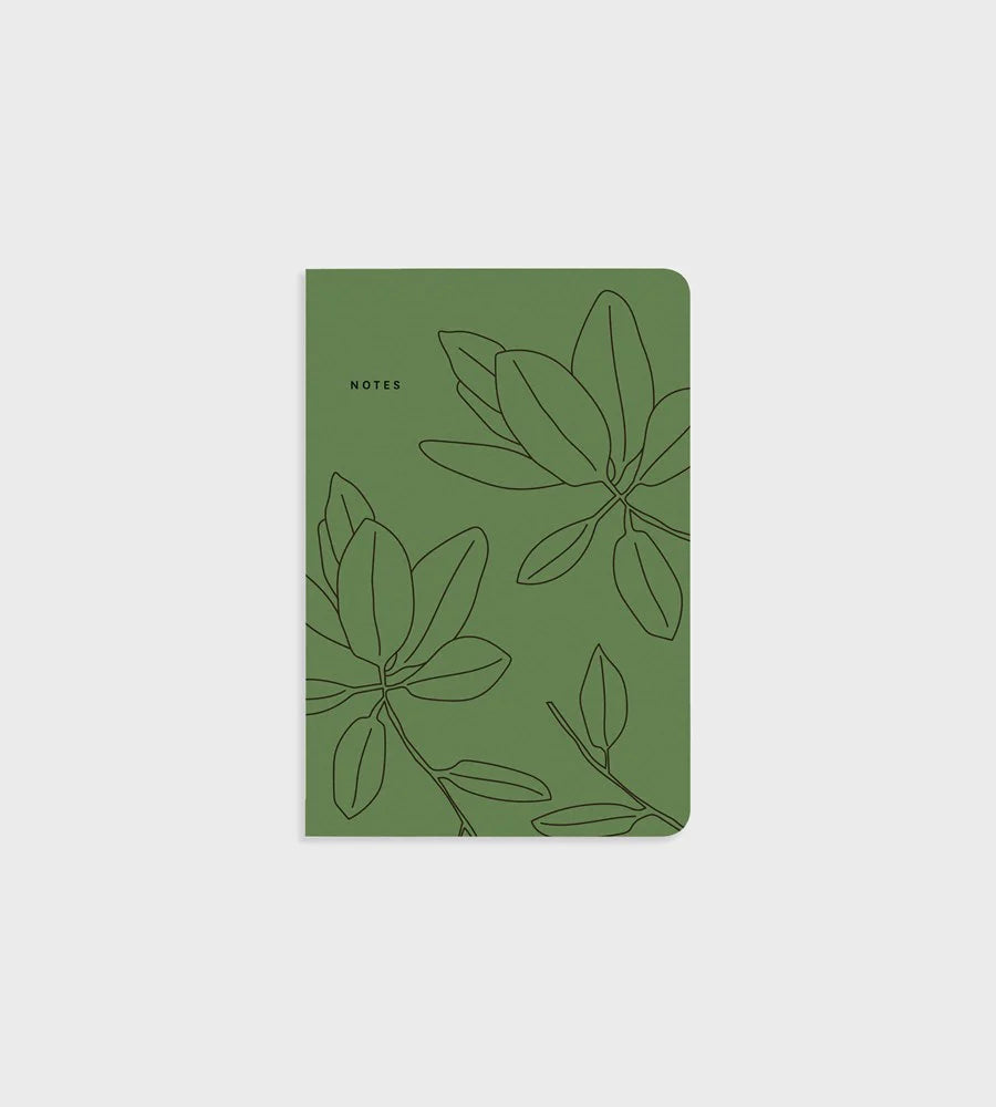 Father Rabbit Notebook - Green Leaves