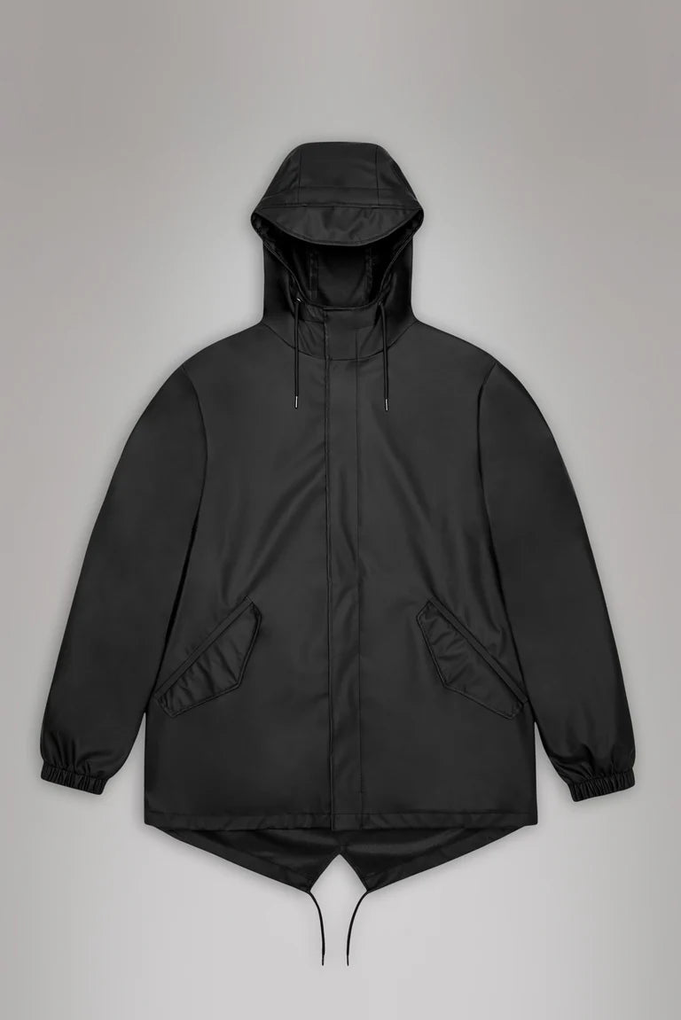 Rains Fishtail Jacket - Black