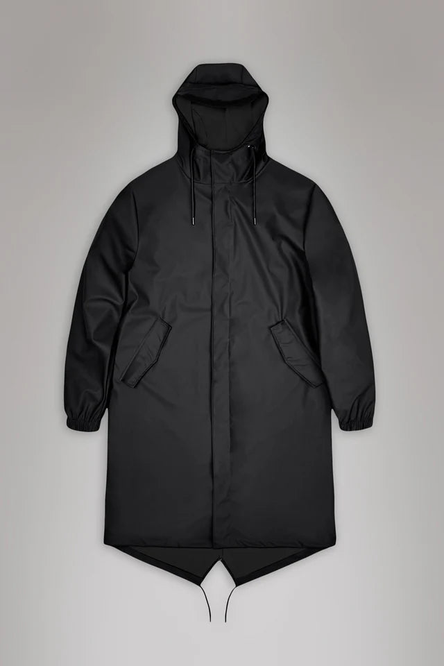 Rains Fishtail Parka - Black