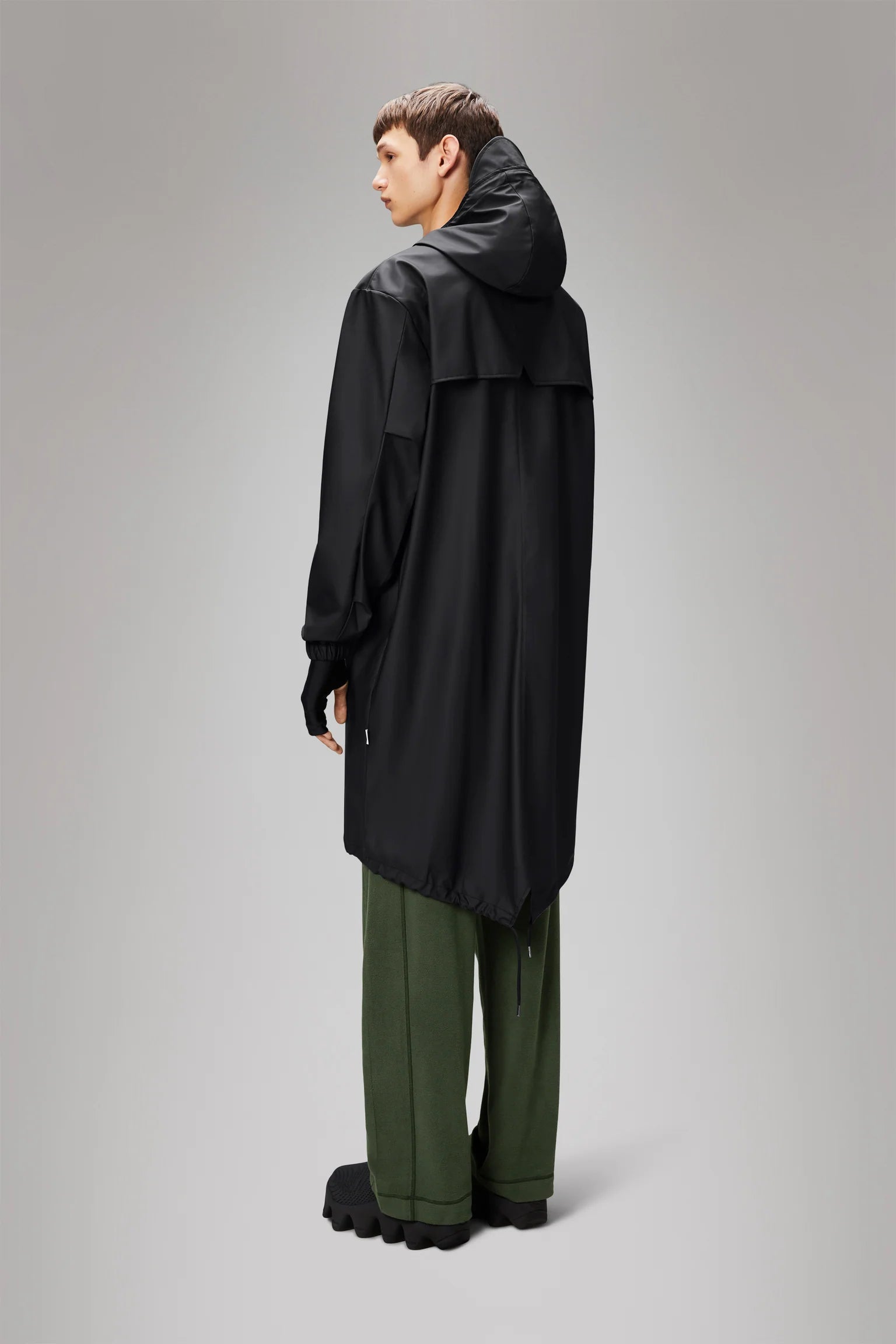 Rains Fishtail Parka - Black – Wanda Harland