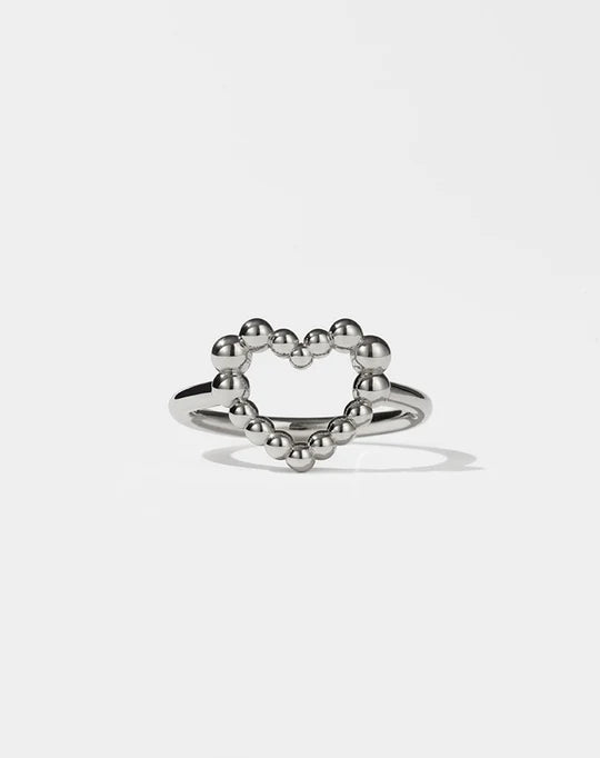 Meadowlark Fizzy Heart Ring - Sterling Silver