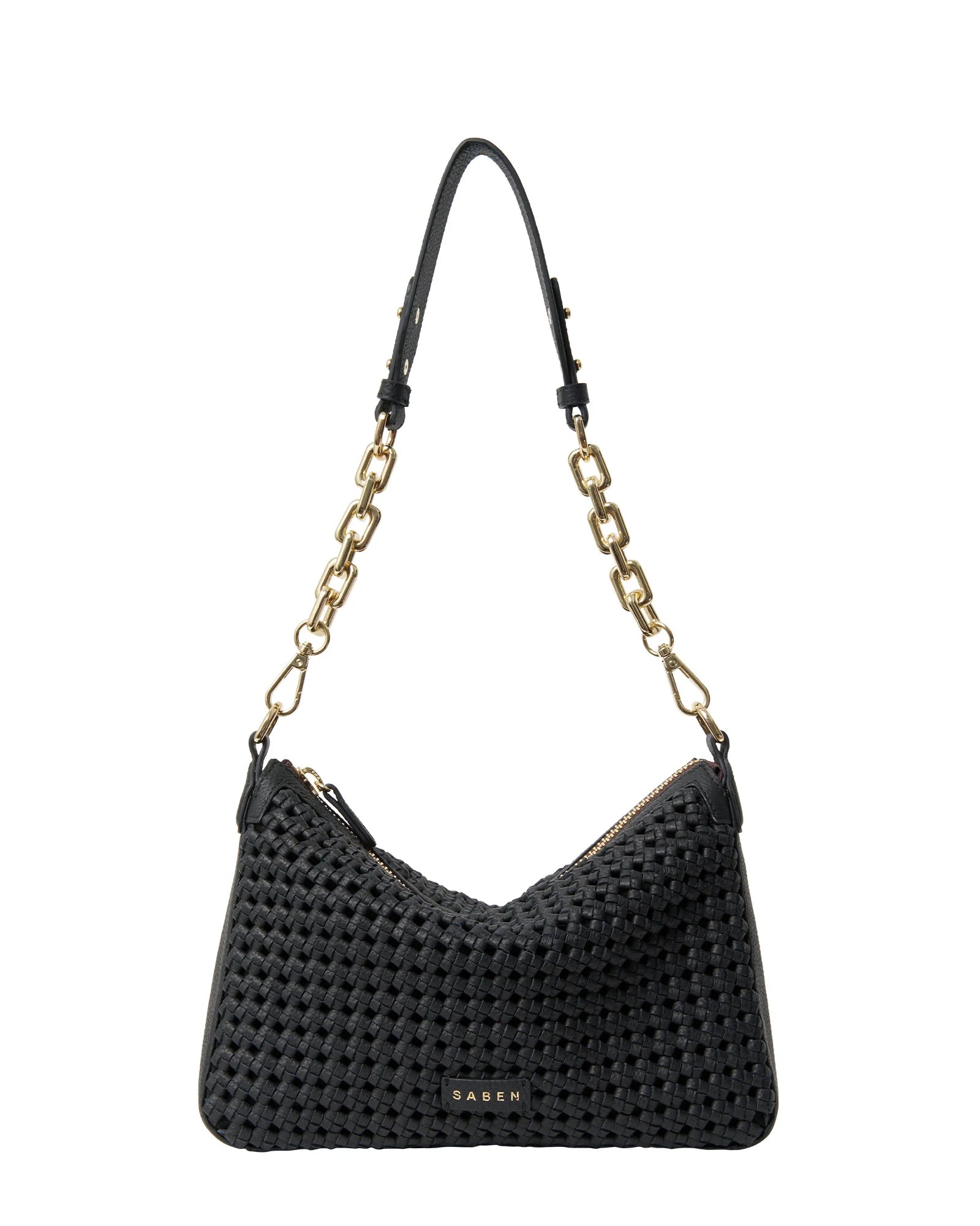 Saben Dane Shoulder Bag - Black Braid