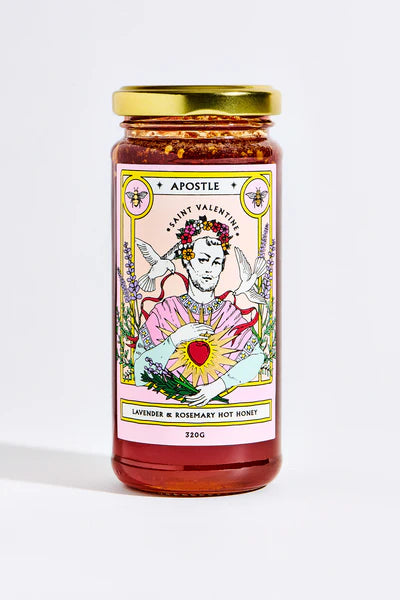 Apostle Hot Sauce - Saint Valentine - Lavender and Rosemary Hot Honey