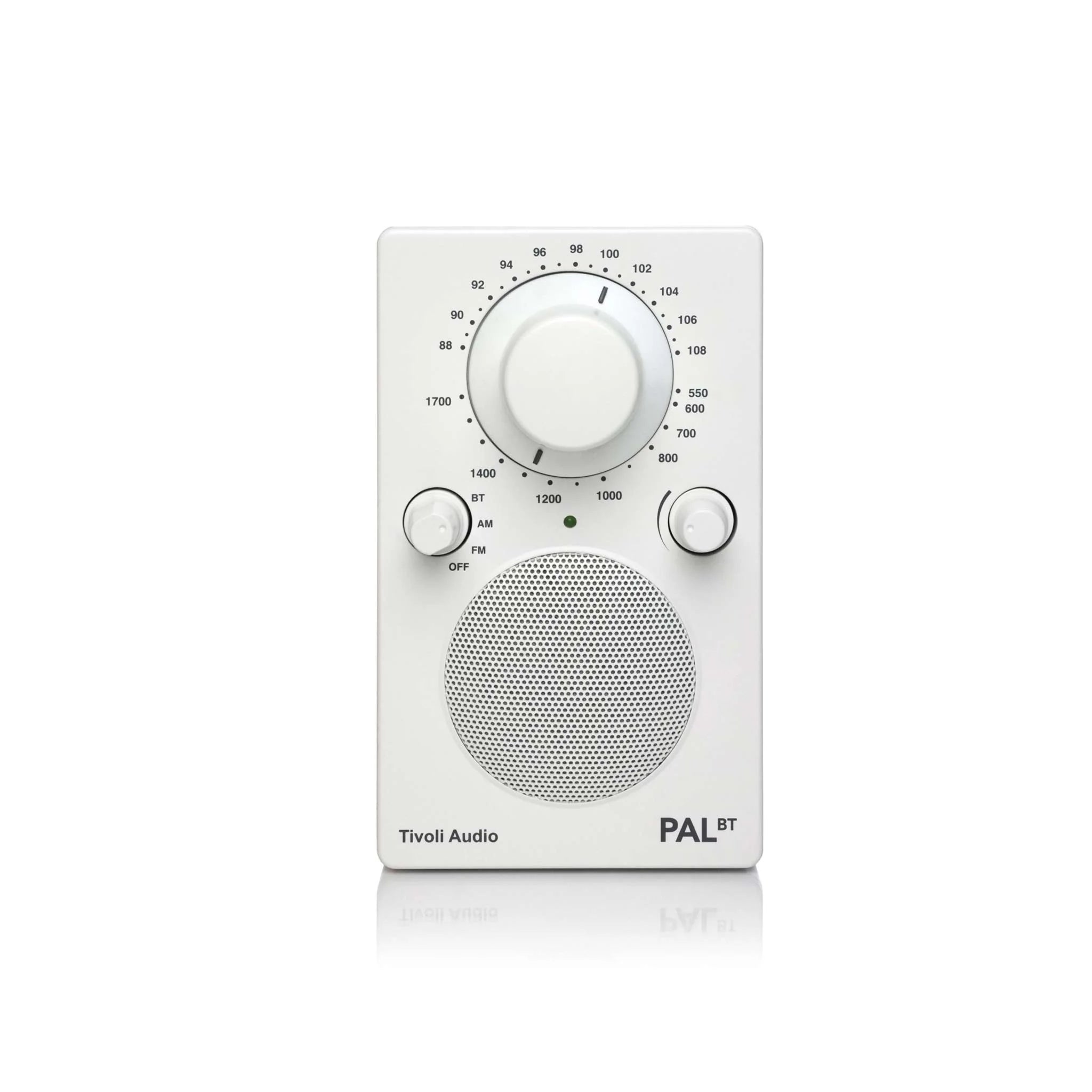 PAL BT AM/FM Bluetooth Portable Radio White