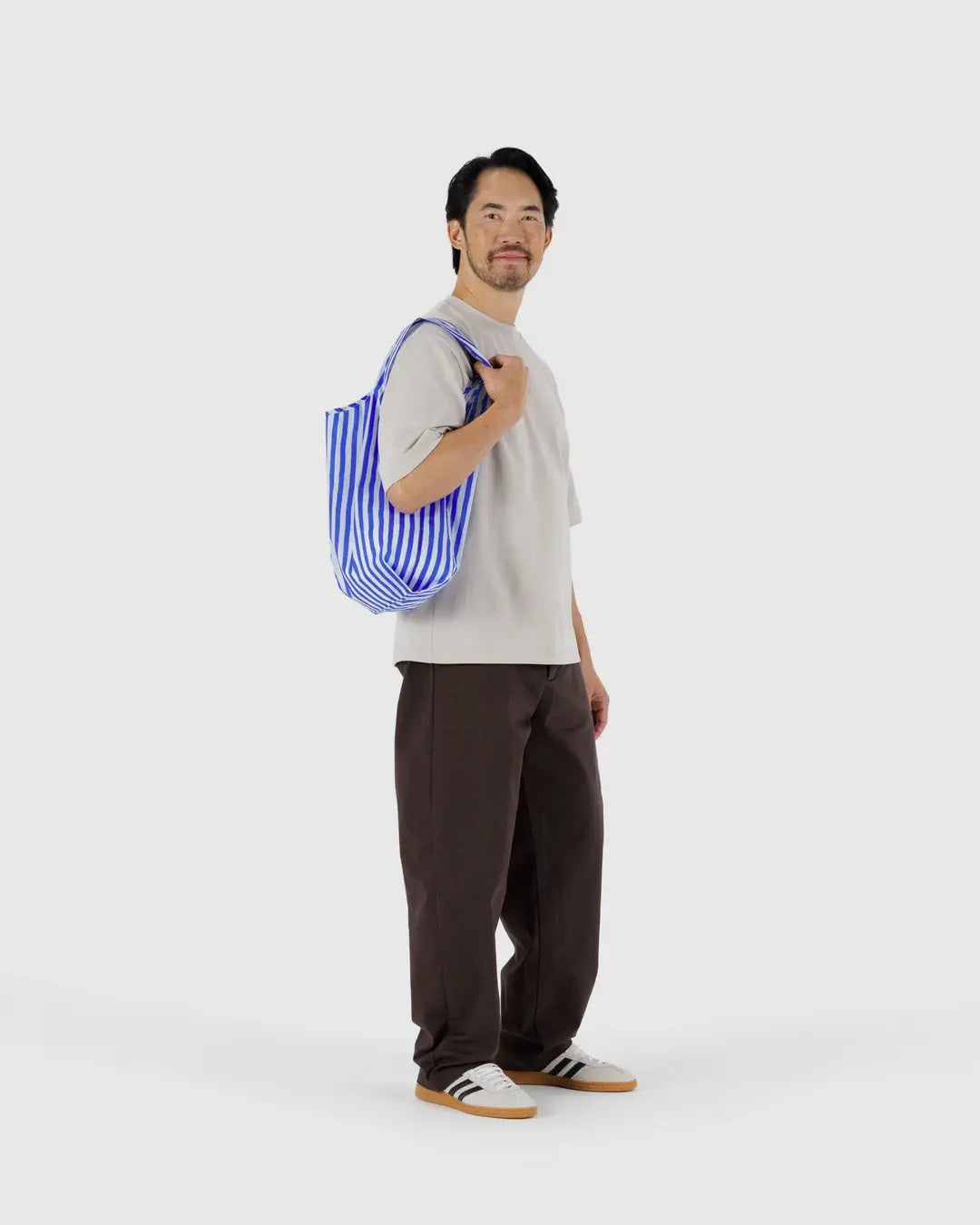 Baggu Standard Bag - Blue Painted Stripe