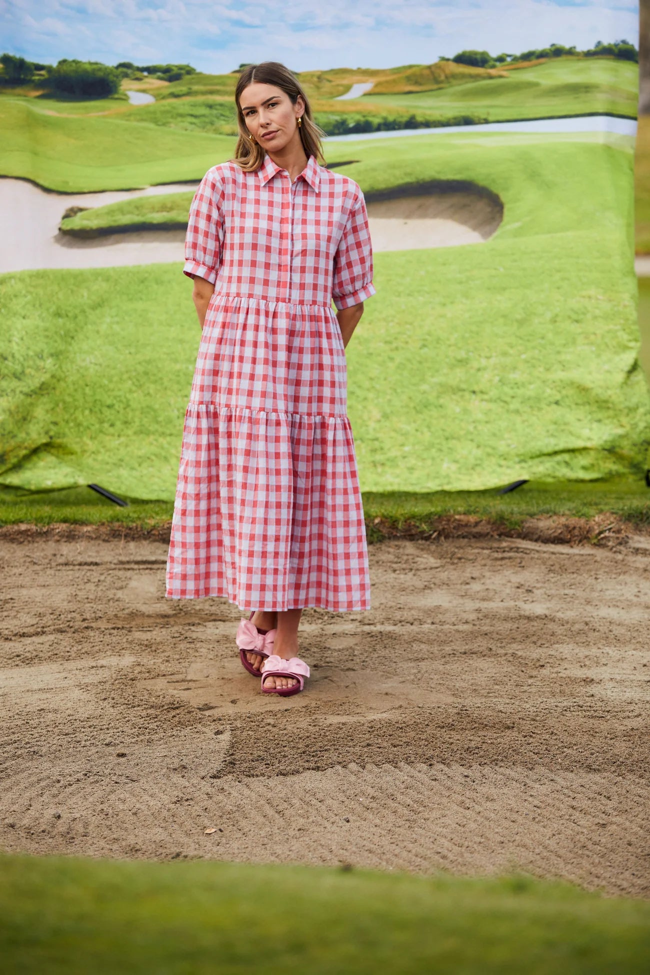 Thing Thing Luna Dress - Checkmate