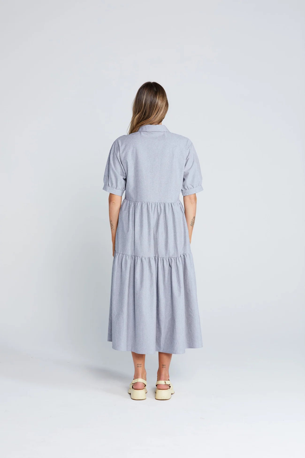 Thing Thing Luna Dress - Onyx Grain