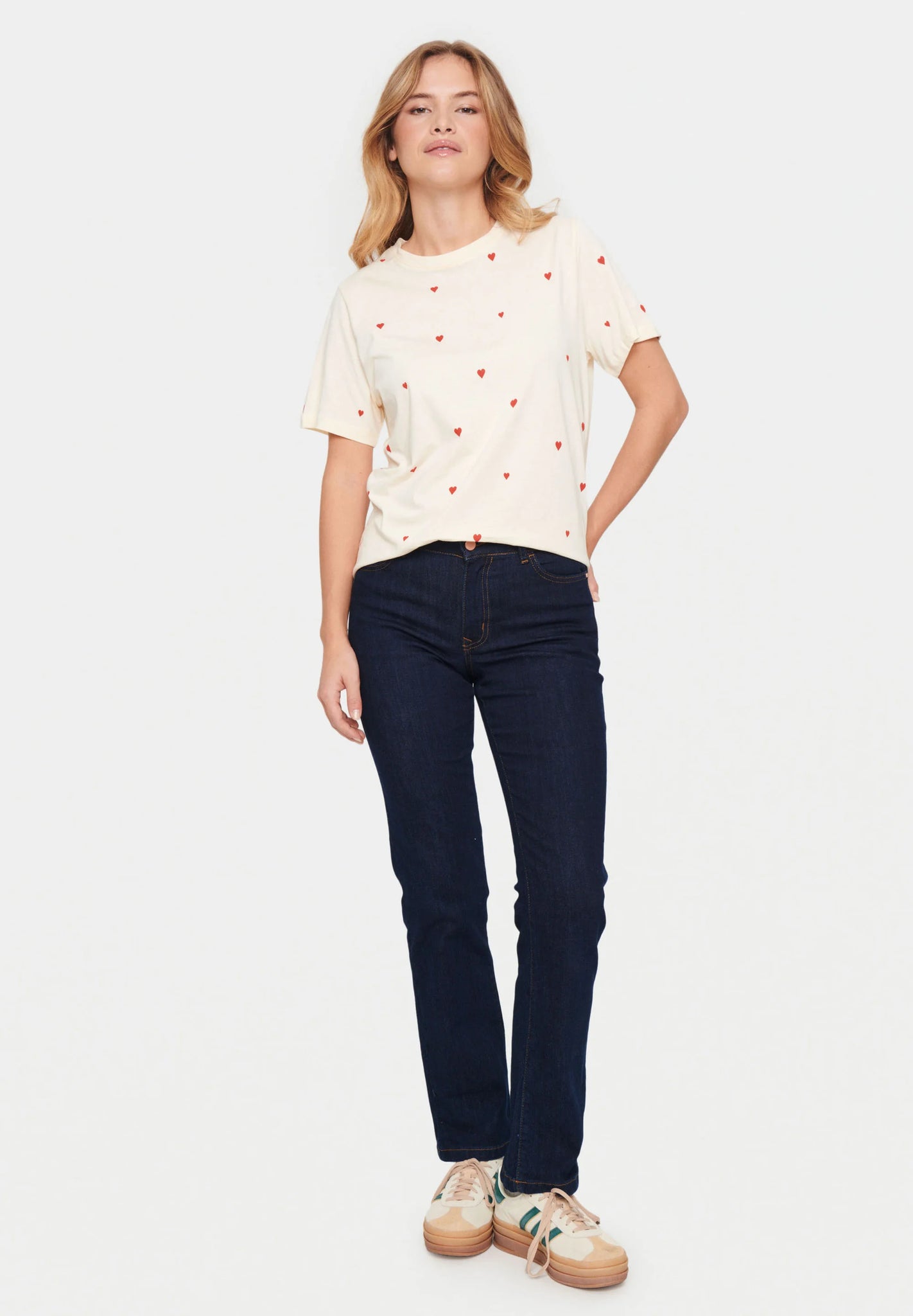 Saint Tropez Dagni T Shirt - Ice Flame Hearts