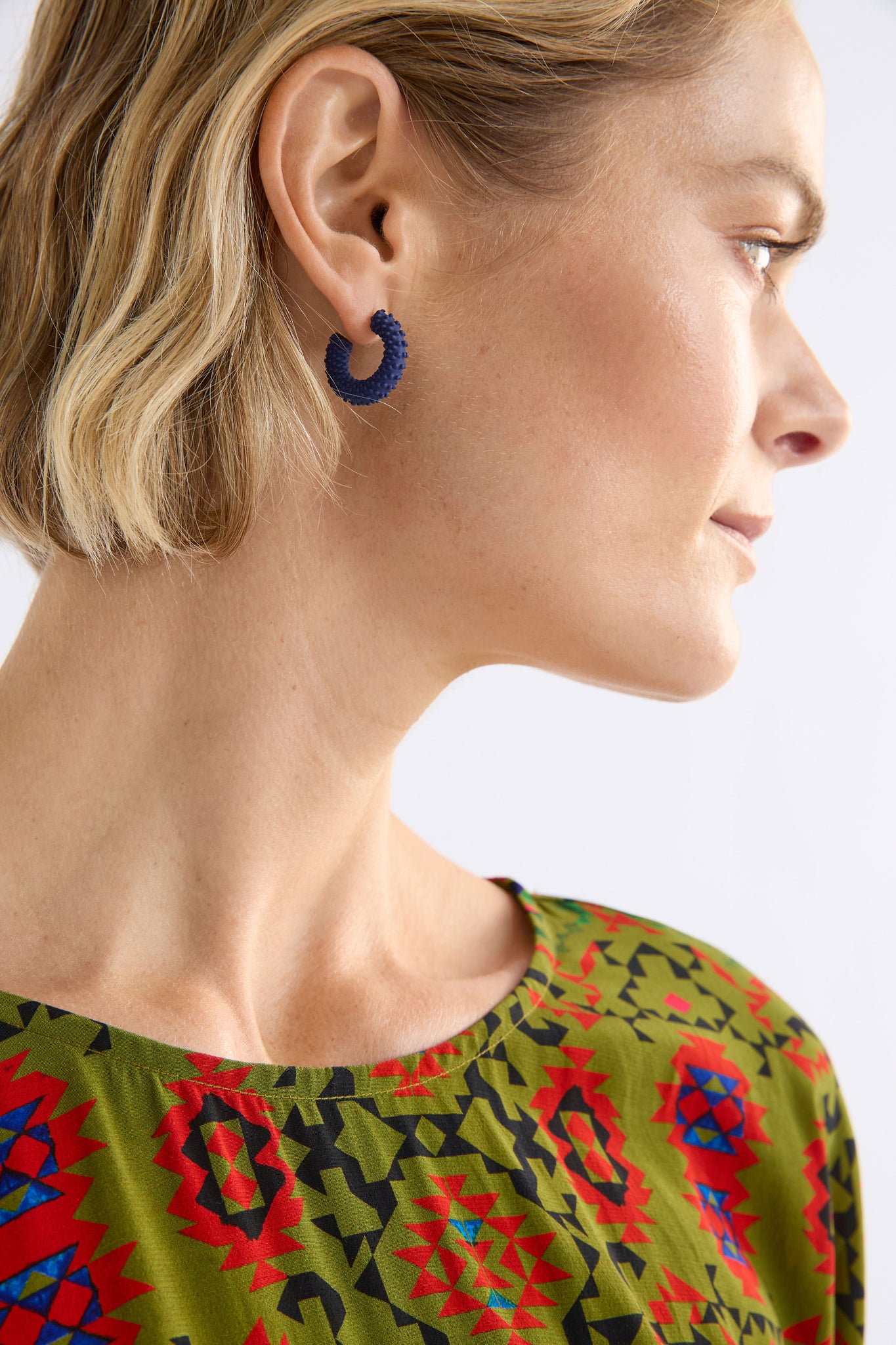 Elk Ekstaa Earring - Navy