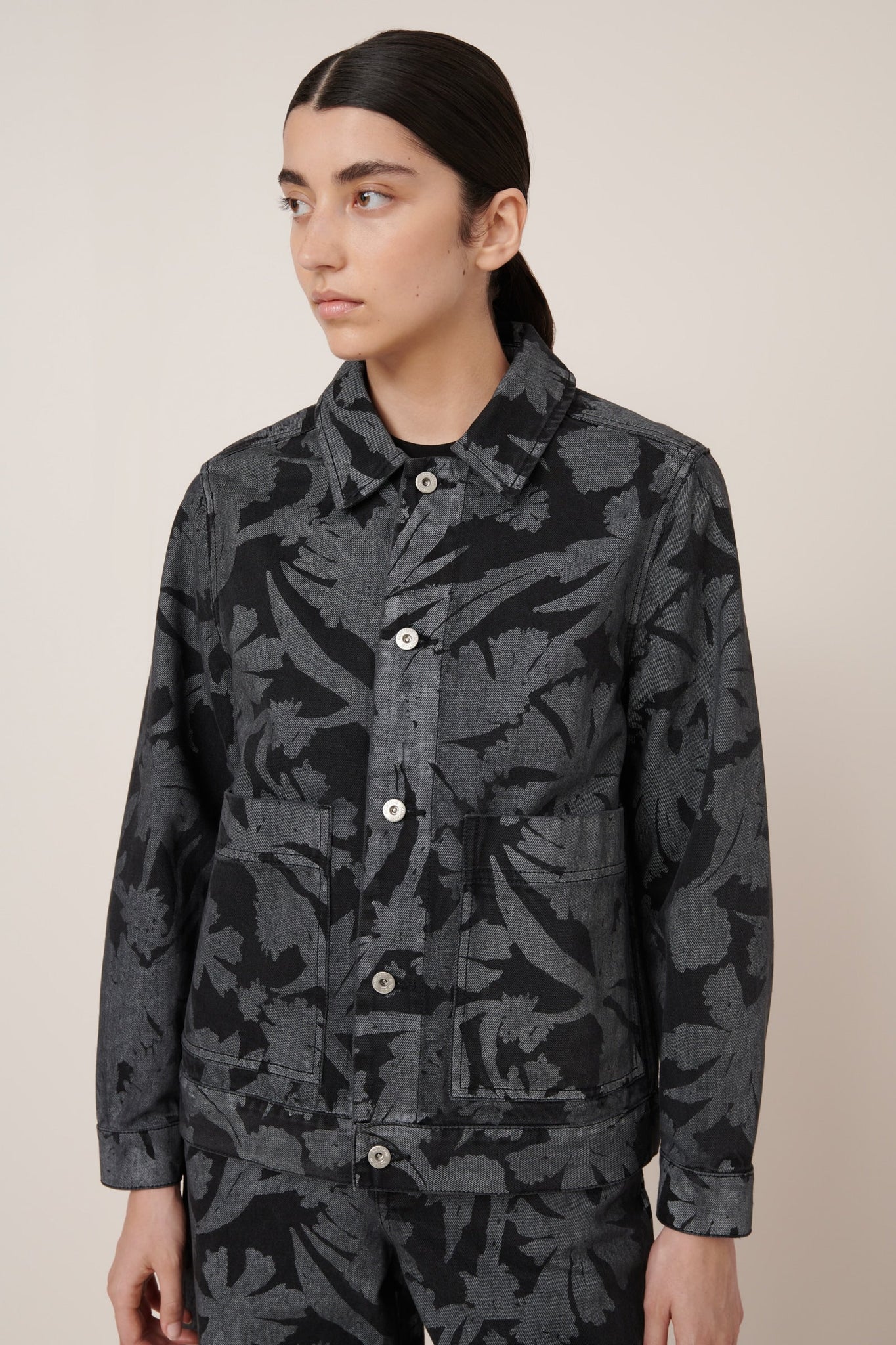 Kowtow Worker Jacket - Etched Denim