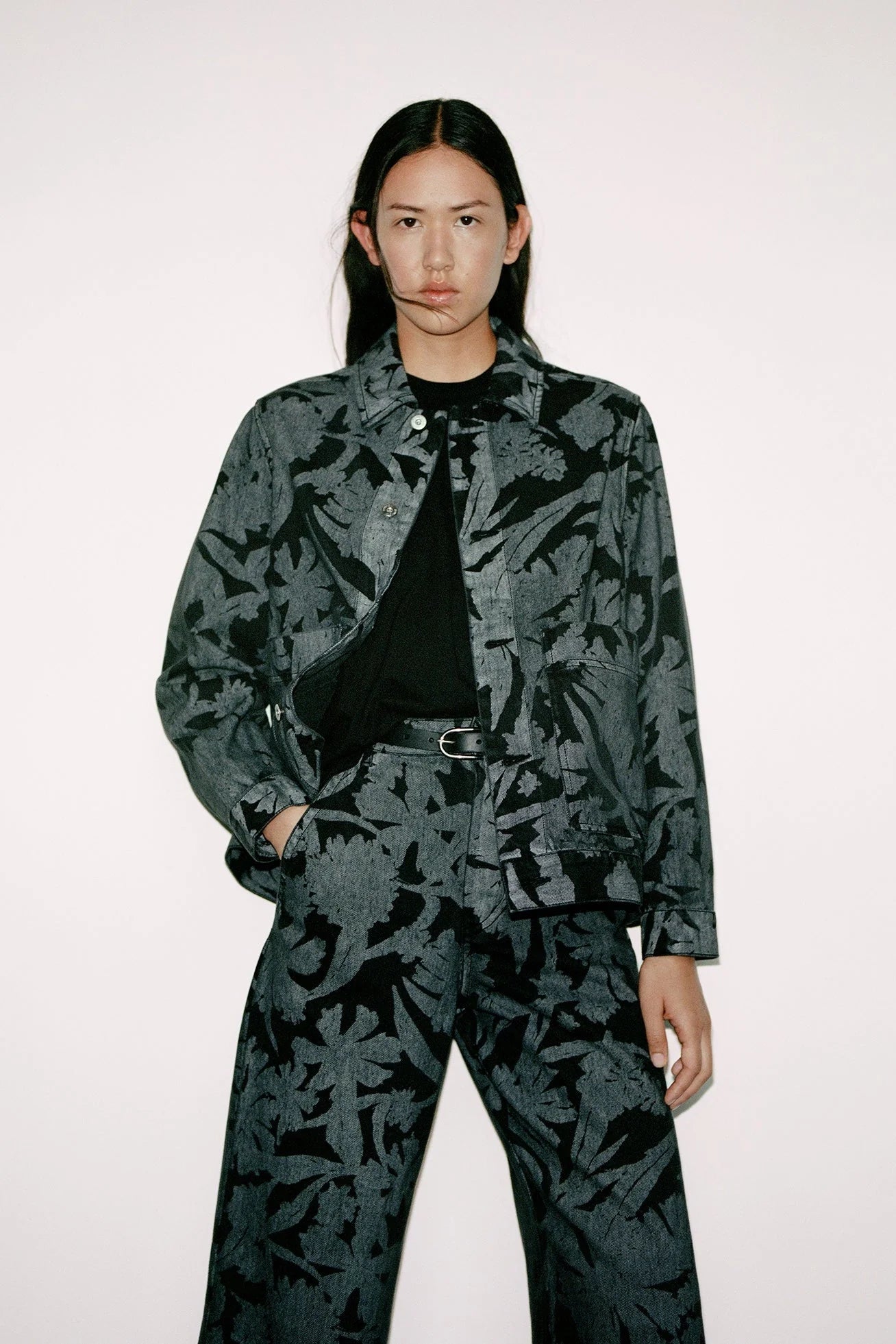 Kowtow Worker Jacket - Etched Denim