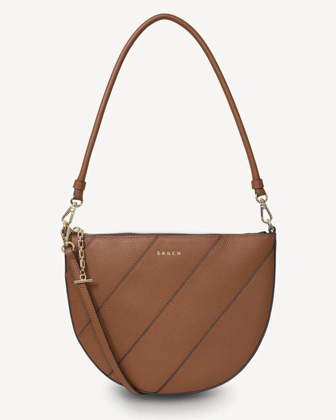 Saben Gani Shoulder Bag - Tan Bias