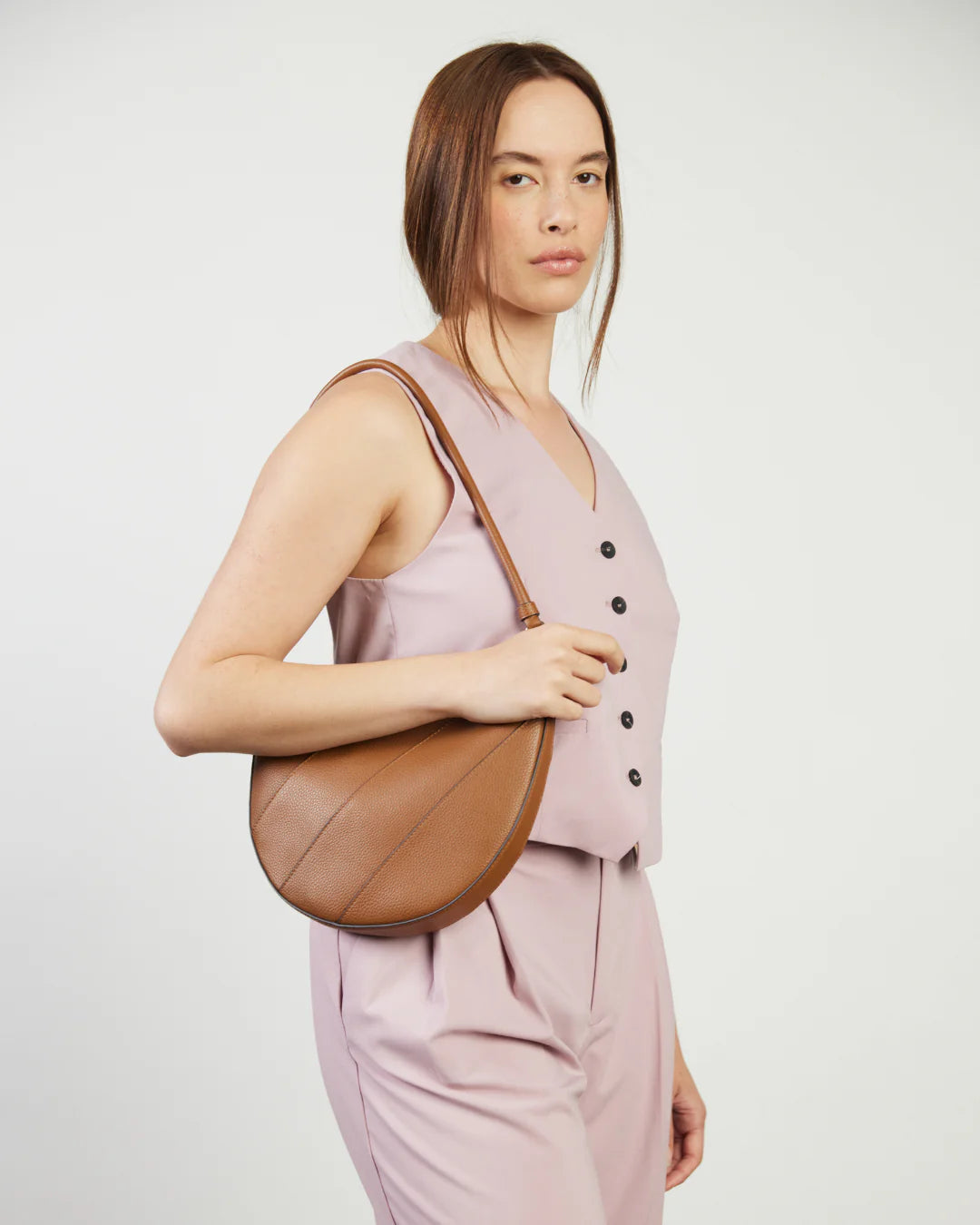 Saben Gani Shoulder Bag - Tan Bias