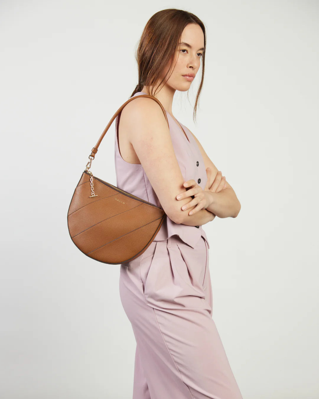 Saben Gani Shoulder Bag - Tan Bias