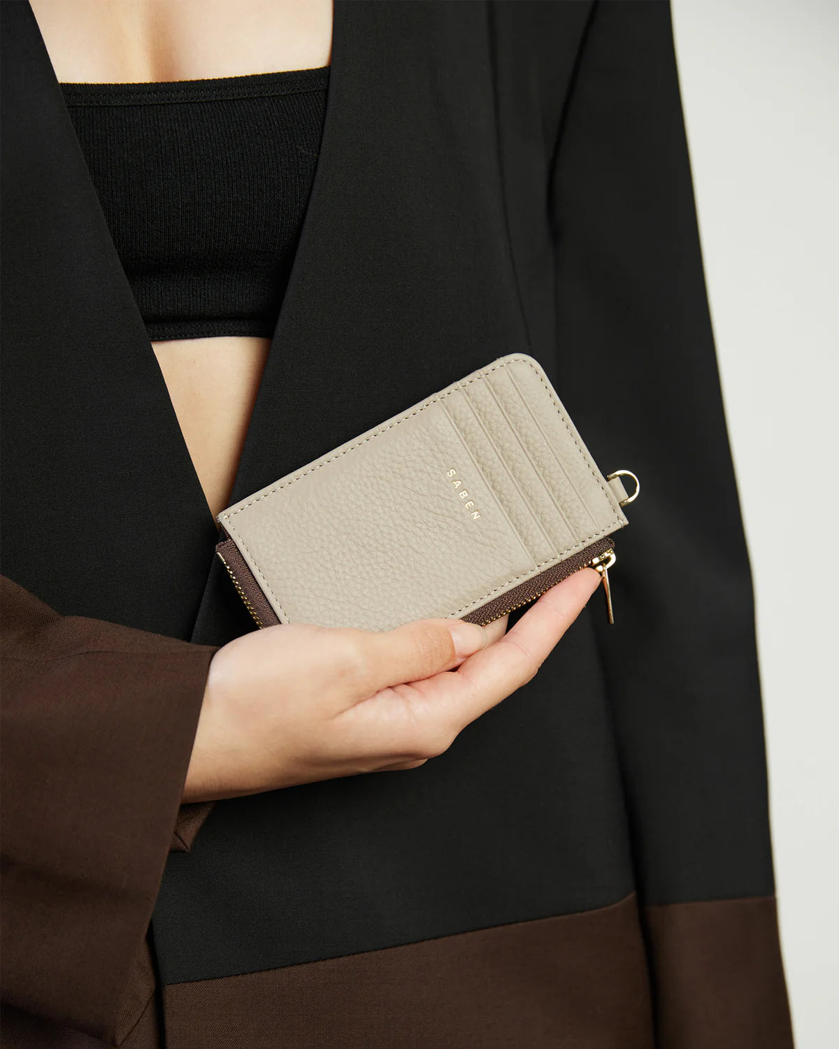 Saben Winona Card Holder - Dove