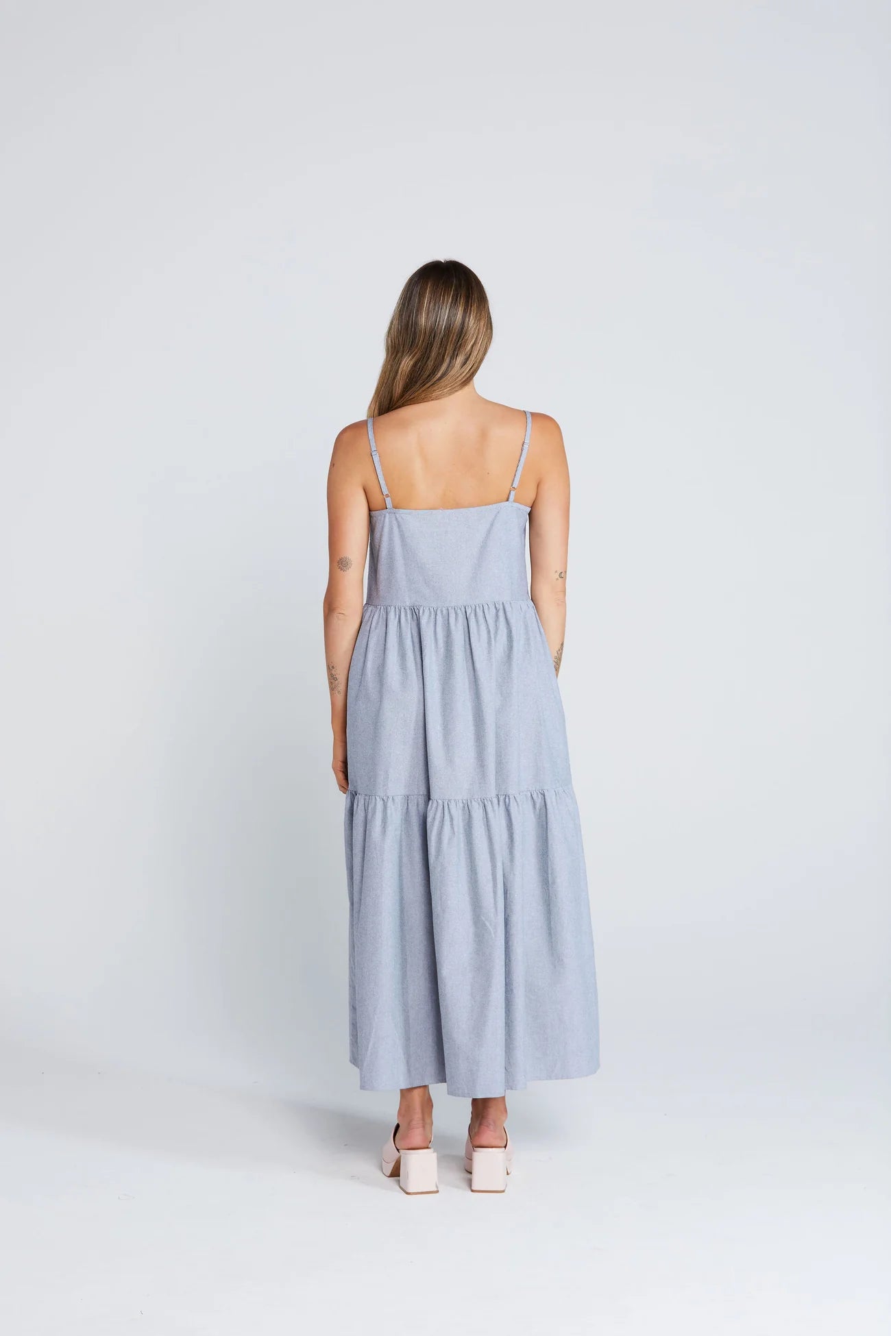 Thing Thing Ziggy Dress - Onyx Grain
