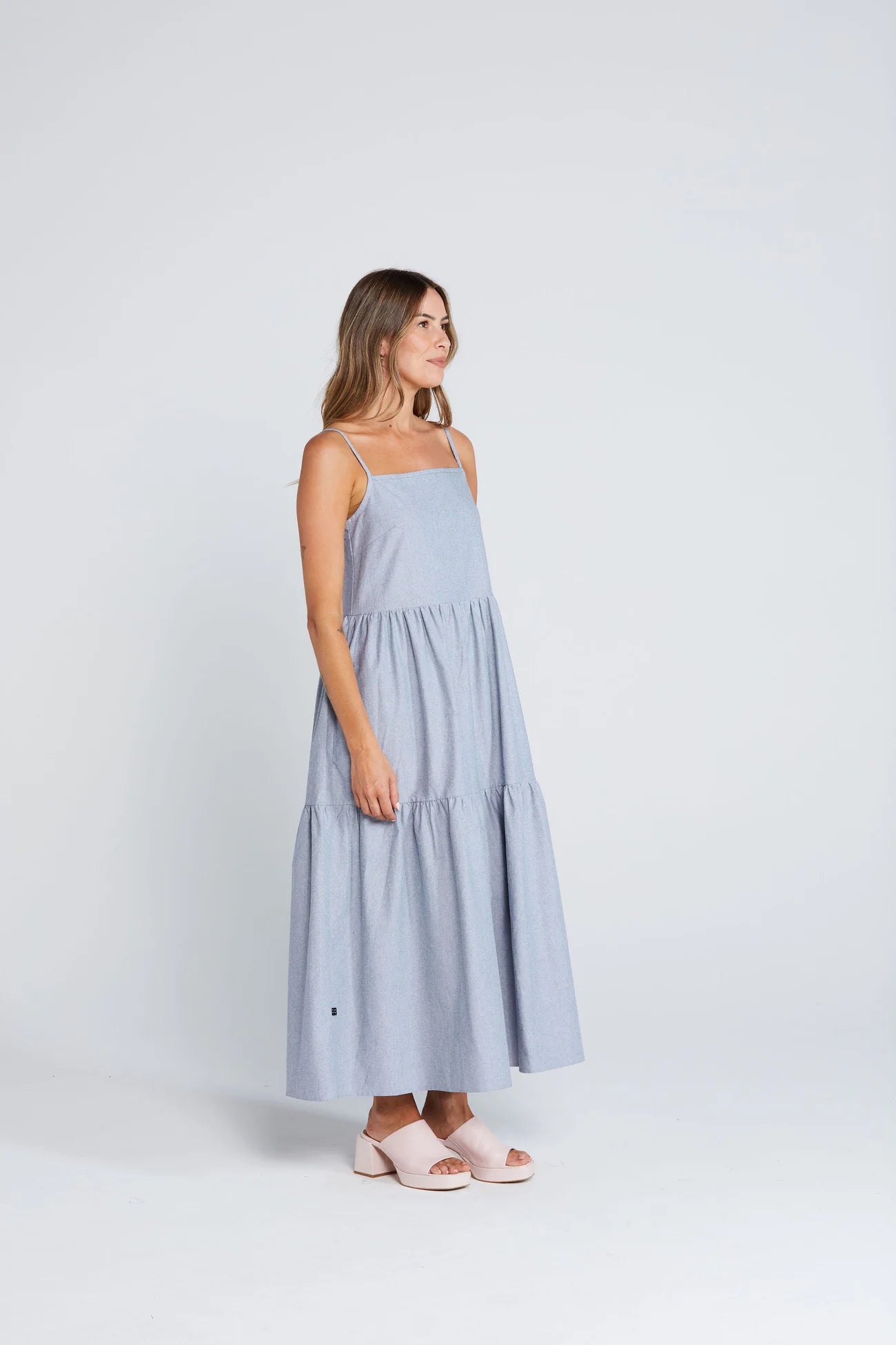 Thing Thing Ziggy Dress - Onyx Grain