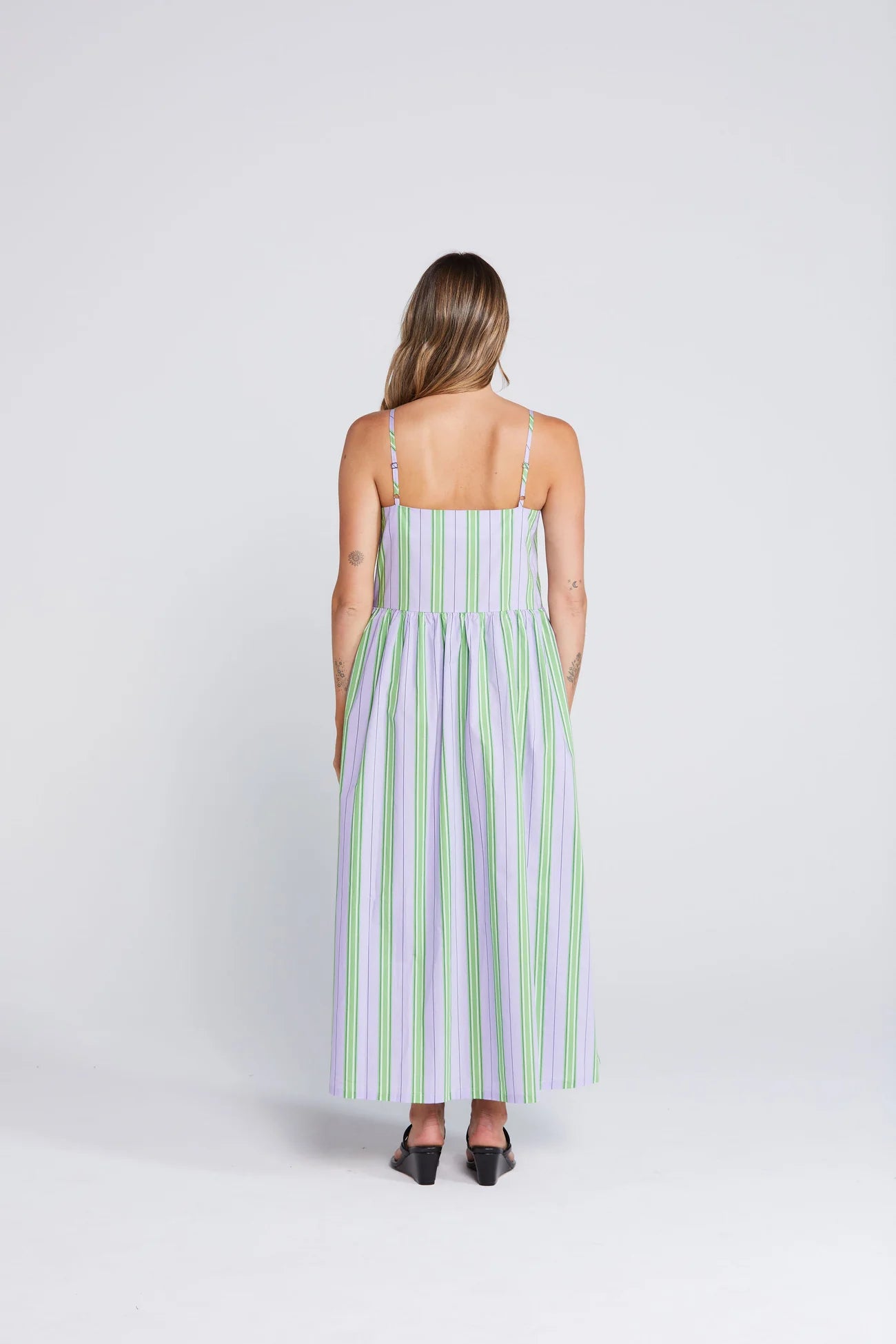 Thing Thing Zinnia Dress - Royal Fern