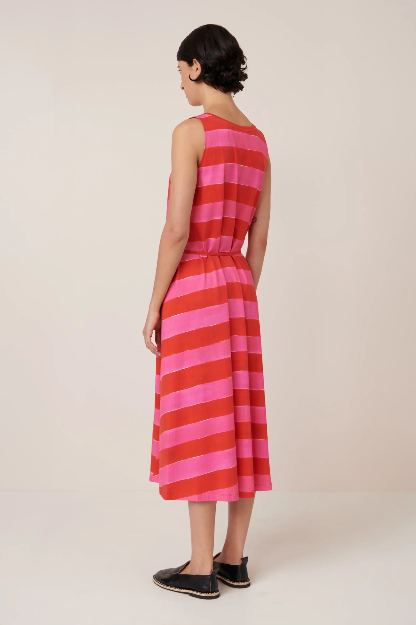 Kowtow Tank Swing Dress - Painted Stripe