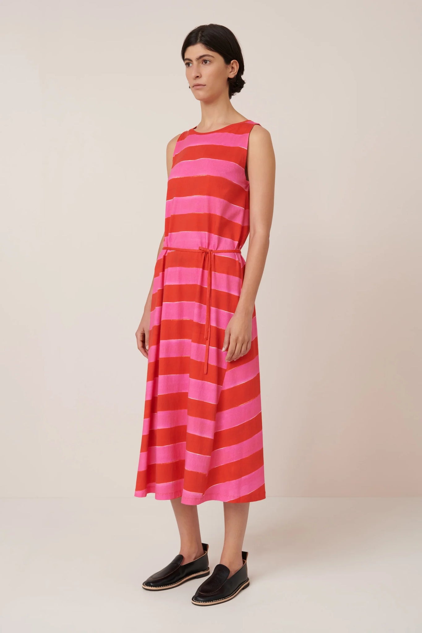Kowtow Tank Swing Dress - Painted Stripe