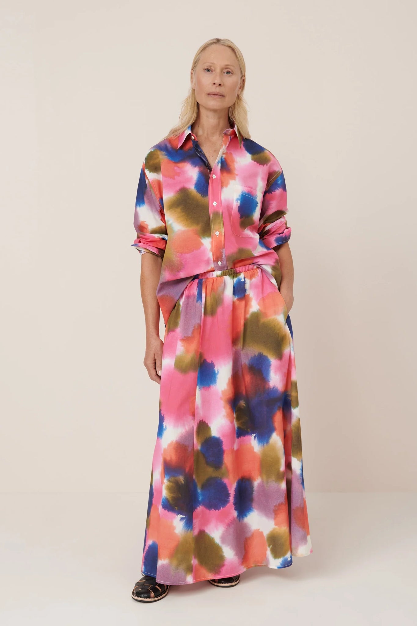 Kowtow Muse Skirt - Watercolour