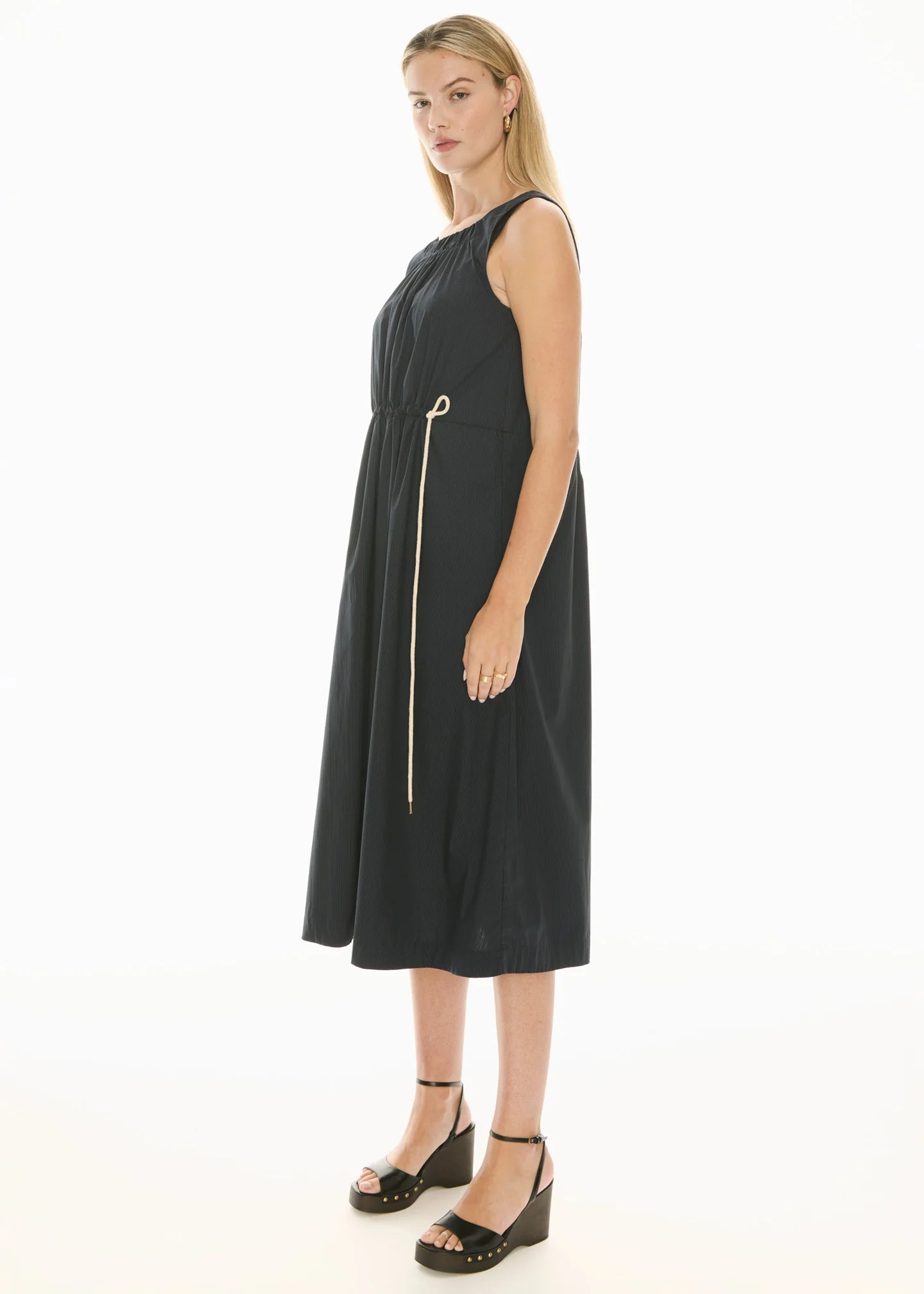 POL Fable Tank Dress - Ink/Ink