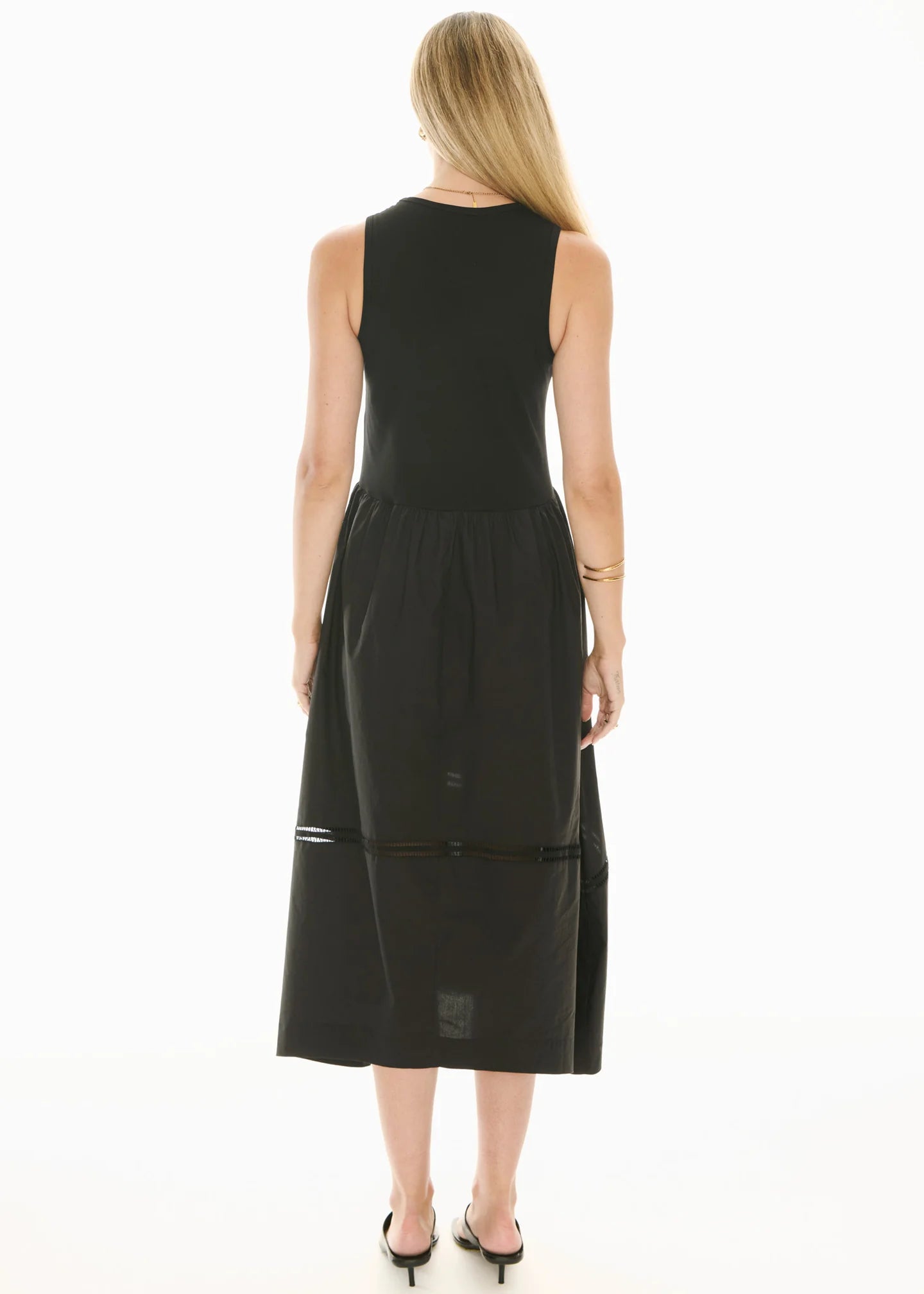 POL Orlo Lace Tank Dress - Black