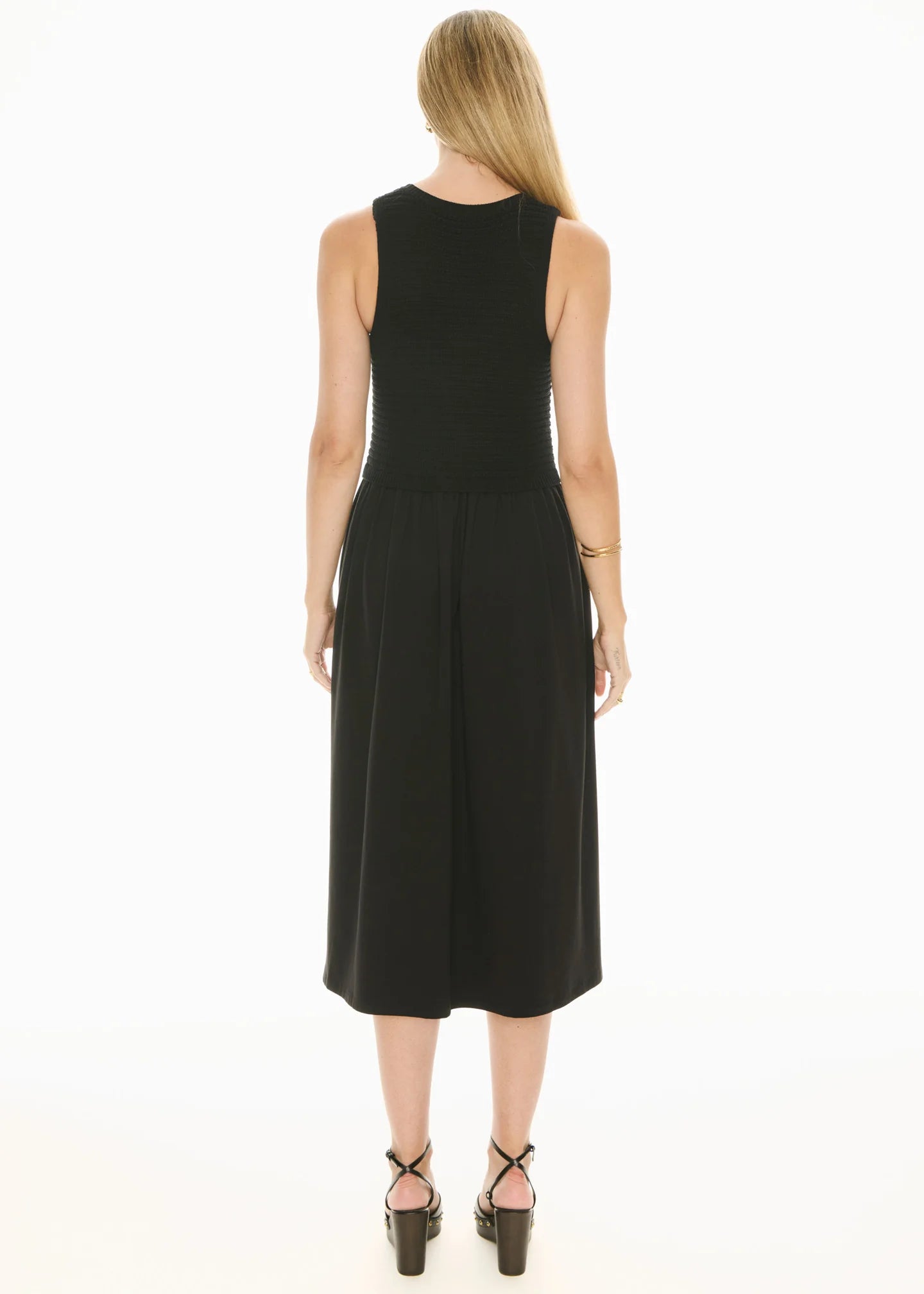 POL Bonde Dress Knit - Black