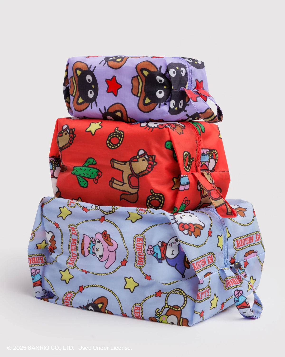 Baggu 3D Zip Set - Hello Kitty and Friends Western