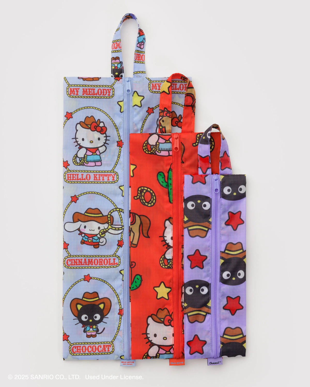 Baggu 3D Zip Set - Hello Kitty and Friends Western