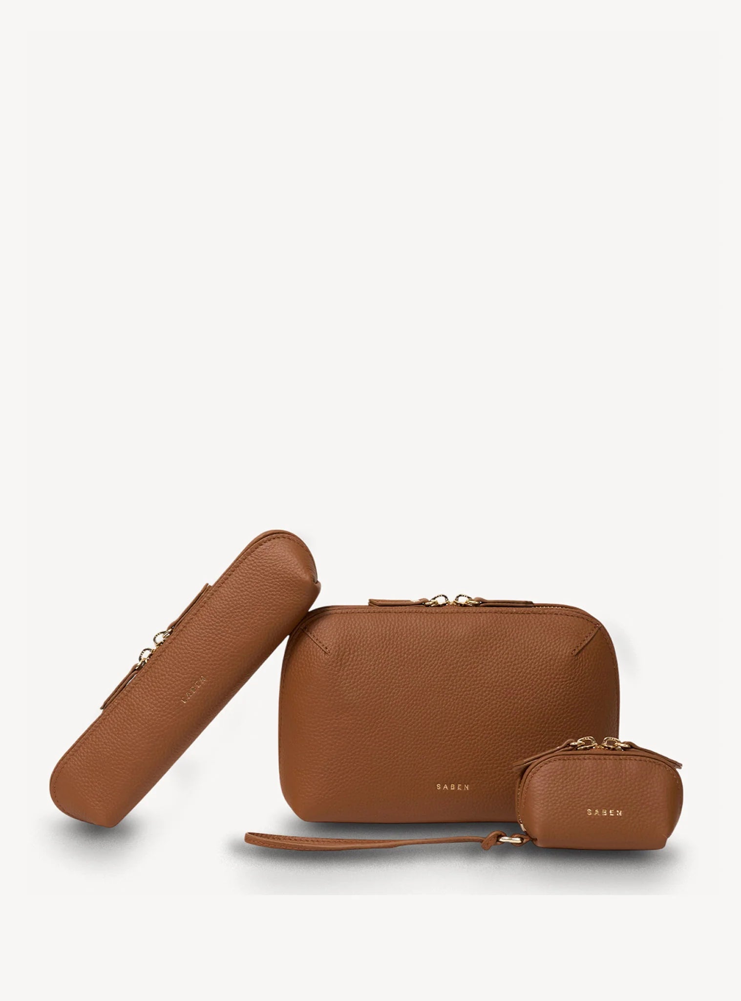 Saben Tarin Airpod Pouch- Tan