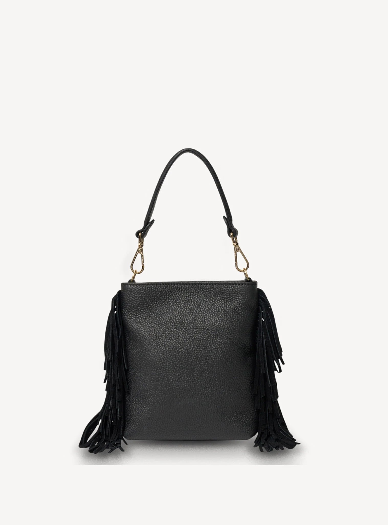 Saben Coco Mini Bag  - Black Suede Fringe