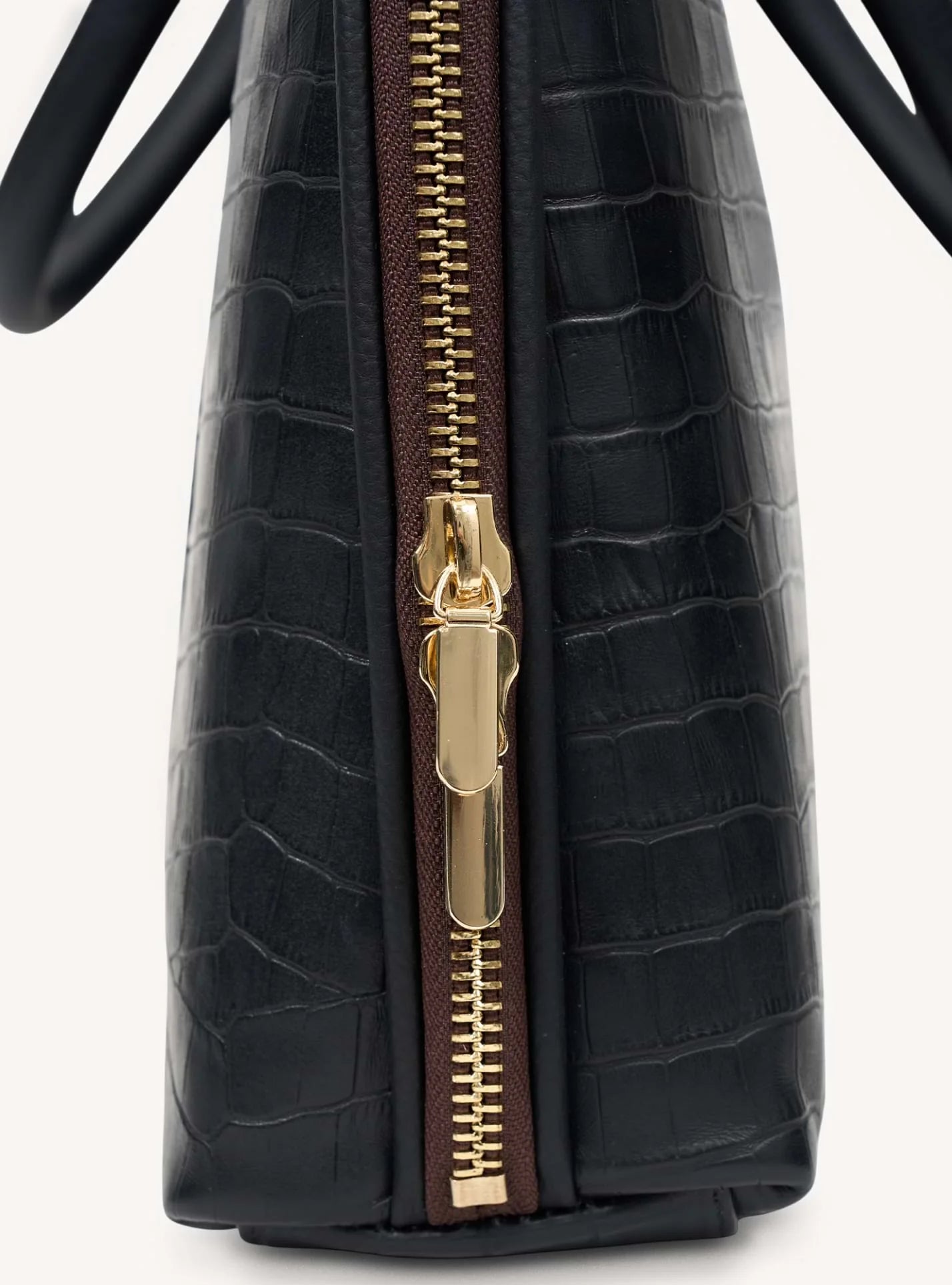 Saben Parker Briefcase - Black Croc