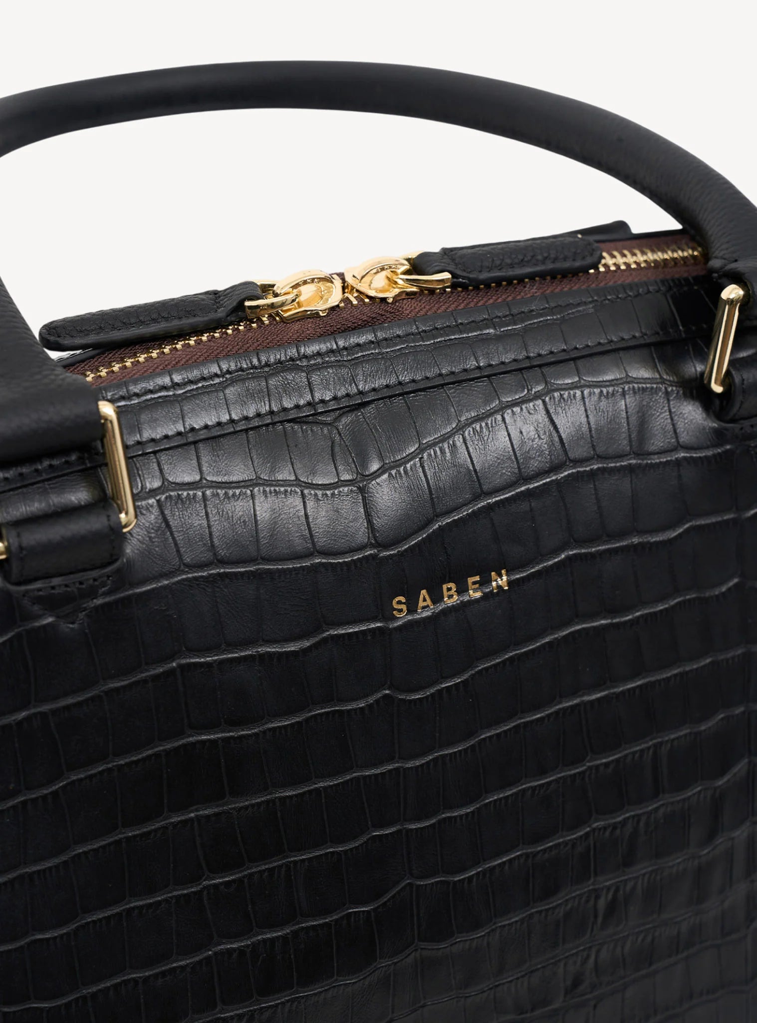 Saben Milan Carry-All Black Croc