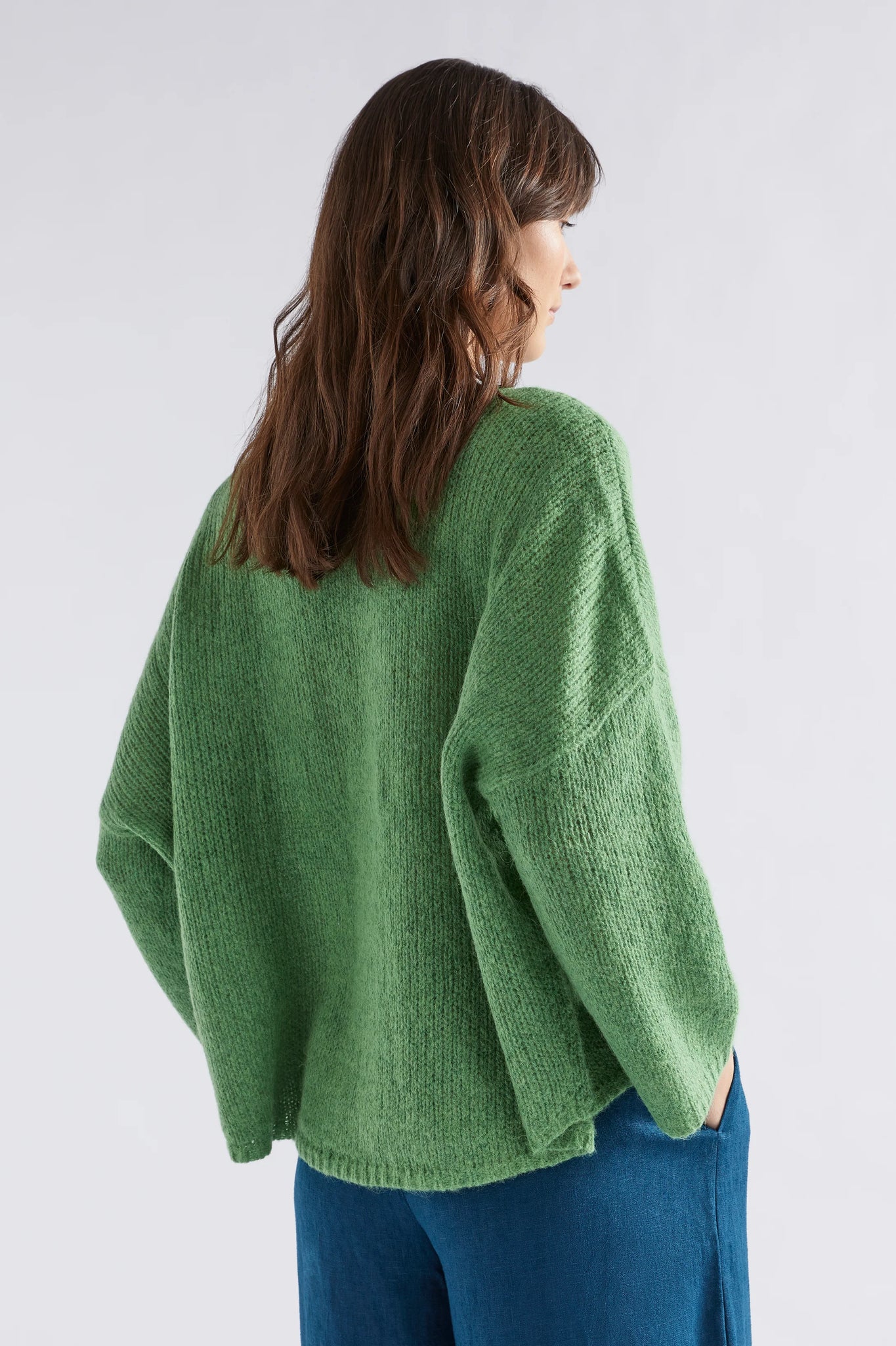Elk Agna Sweater - Aloe Green