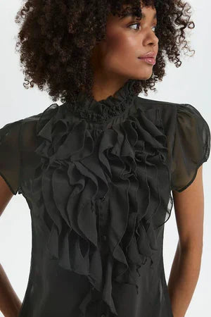 Saint Tropez Lilja SS Shirt - Black