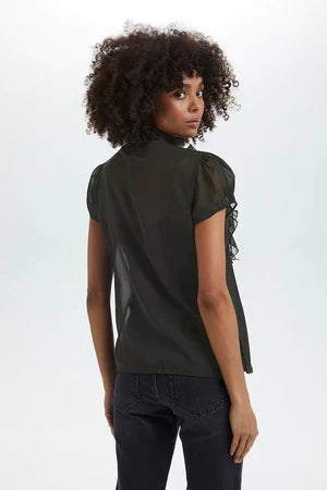 Saint Tropez Lilja SS Shirt - Black