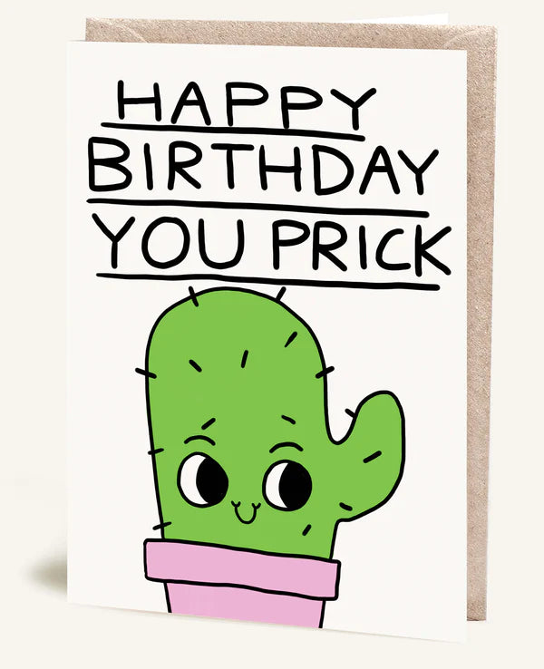 Jolly Awesome Card - Happy Birthday You Prick