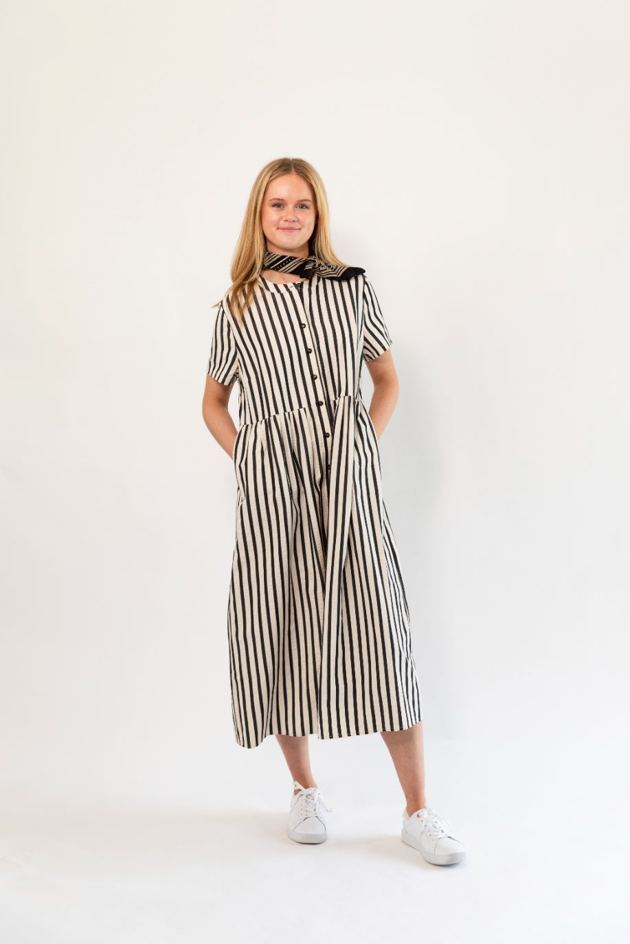 Lollys Laundry Aliya Maxi Dress - Stripe