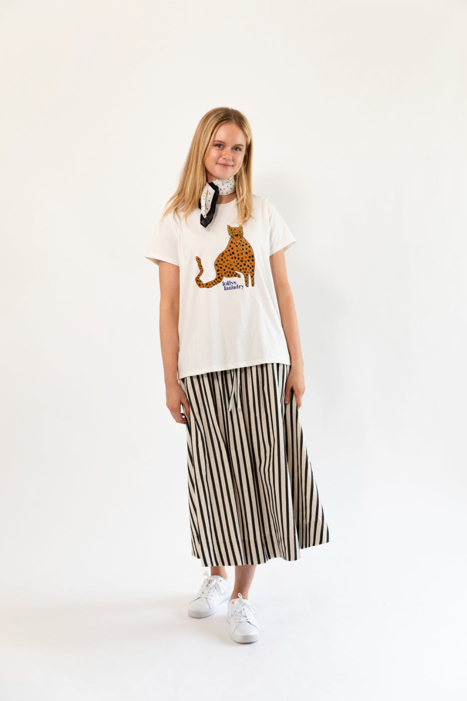 Lollys Laundry Roma Tee - White