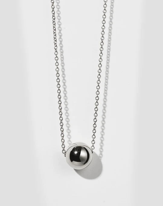 Meadowlark Orb Necklace - Sterling Silver