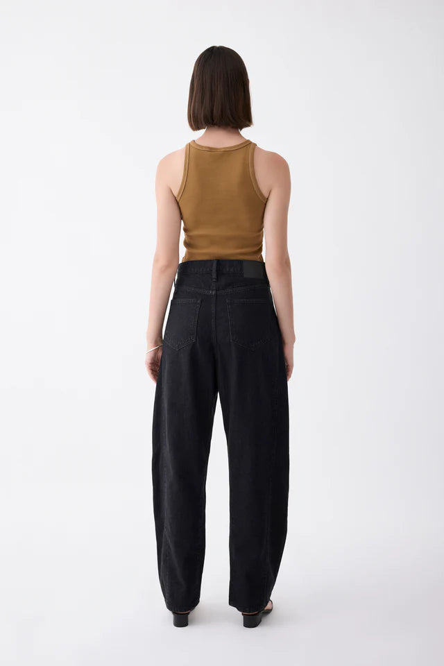 Outland Denim Utah Mid Slouchy Jean - Black
