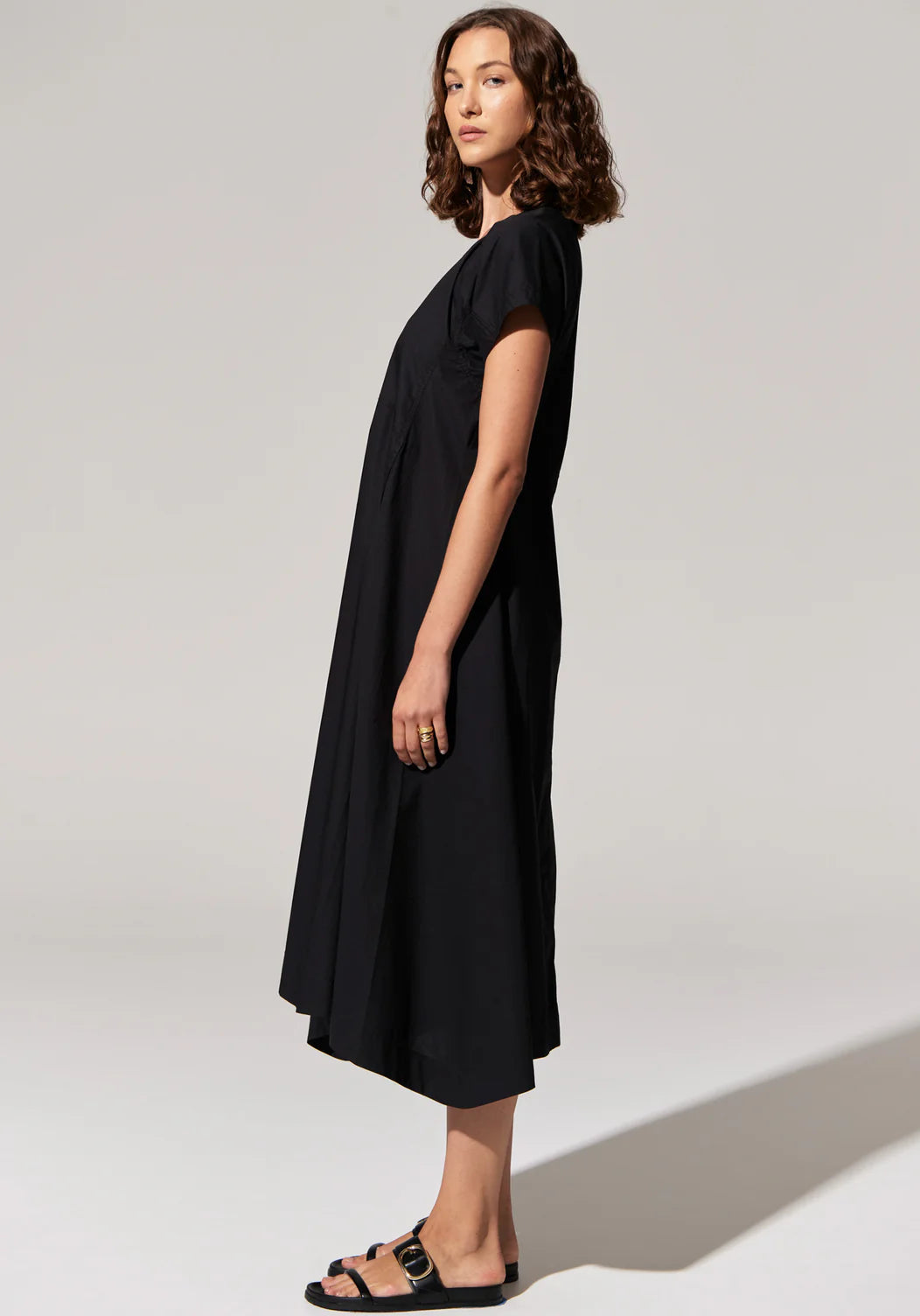 Pol Harlyn Tulip Dress - Black