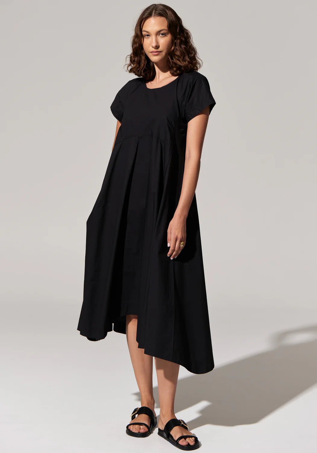 Pol Harlyn Tulip Dress - Black