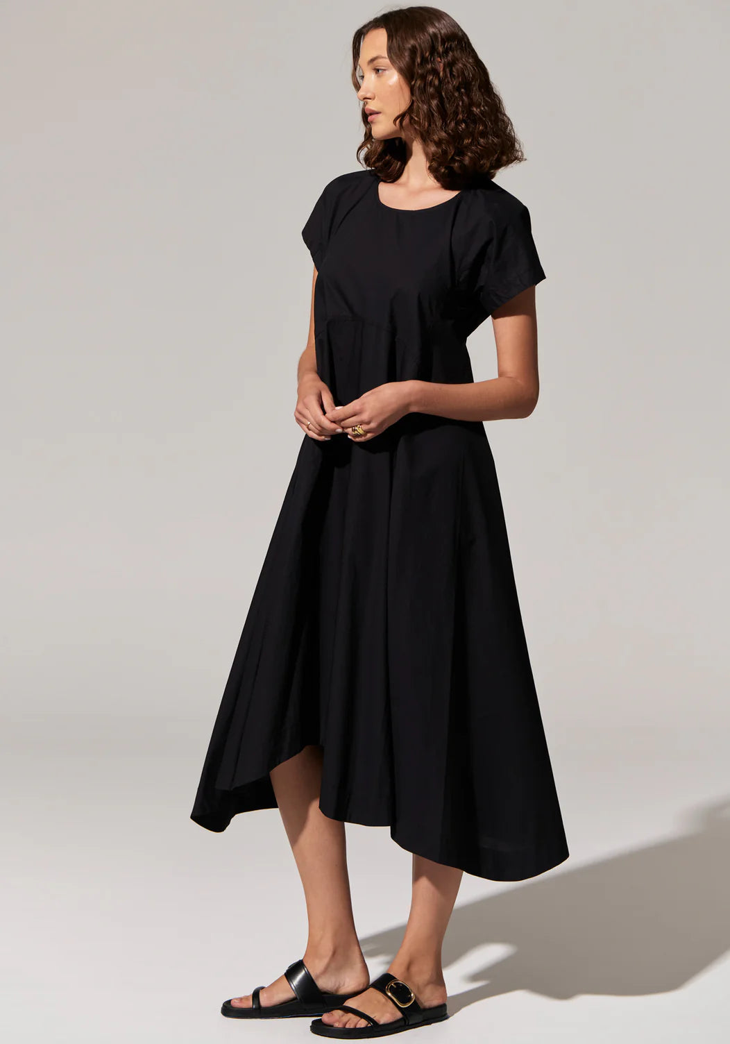 Pol Harlyn Tulip Dress - Black