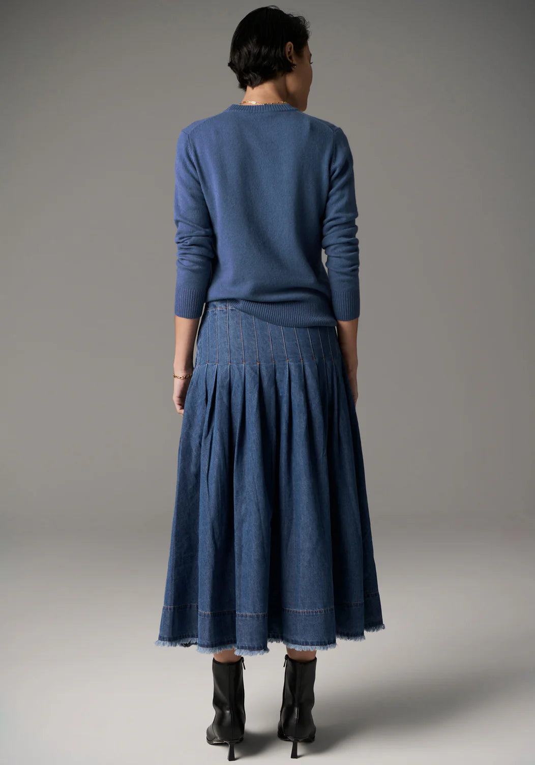 Pol Reece Skirt Denim - Blue Wash